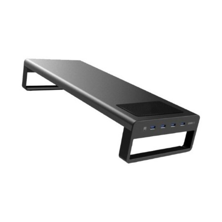 Supporto da Tavolo per Schermo iggual IGG316900 USB 3.0 Nero