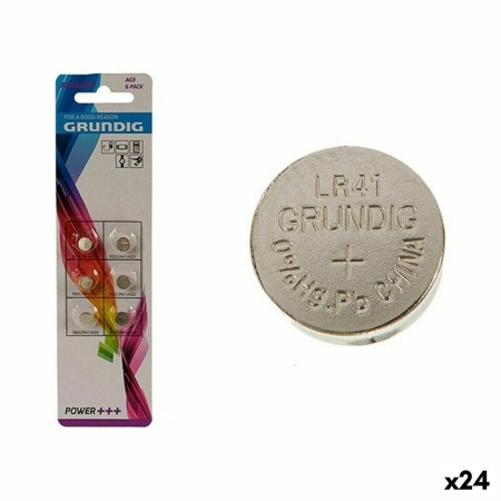 Batterie a Bottone Alcaline Grundig LR41 AG3 (24 Unità)