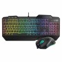 Tastiera e Mouse Gaming Krom Krusher RGB Nero