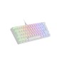 Tastiera Mars Gaming MKMINI Qwerty in Spagnolo RGB Bianco