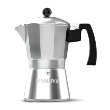 Cafettiera Italiana Taurus KCP9006 6T Alluminio Argentato Grigio 6 Tazze