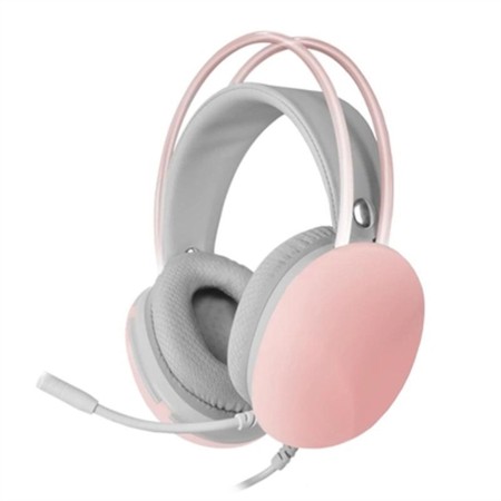 Auricolari con Microfono Mars Gaming MH-GLOW Rosa RGB