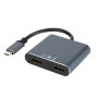 Adattatore USB C con HDMI NANOCABLE 10.16.4305 4K Ultra HD Grigio 15 cm