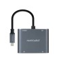 Adattatore USB C con HDMI NANOCABLE 10.16.4305 4K Ultra HD Grigio 15 cm