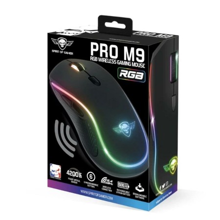 Mouse Spirit of Gamer Pro M9 RGB Nero