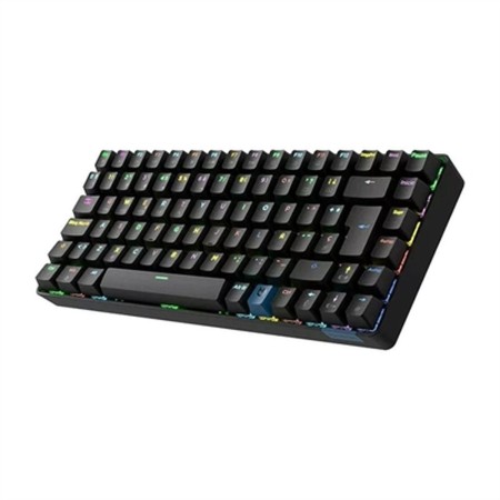 Tastiera Hiditec GKE010006 Nero Qwerty in Spagnolo