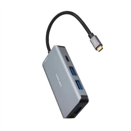 Hub USB NANOCABLE 10.16.1005 Grigio