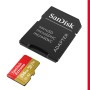 Memoria USB SanDisk Extreme Azzurro Nero Rosso 256 GB