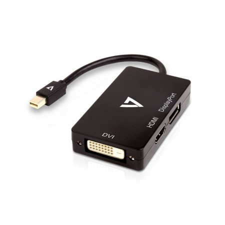 Adattatore Mini DisplayPort con VGA/DVI/HDMI V7 V7MDP-DPDVIHDMI-1E  Nero