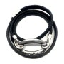 Bracciale Donna Panarea BR3GN Nero Argento Argentato (52 cm)