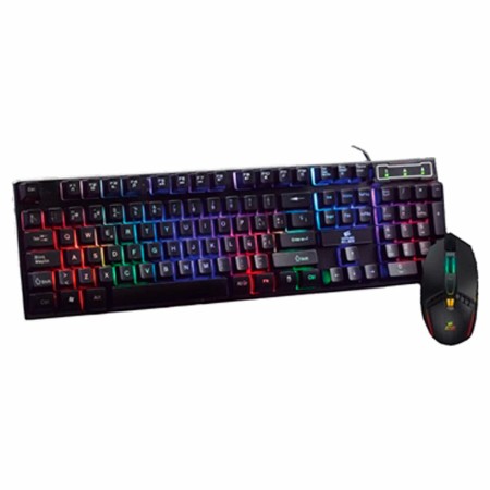 Tastiera e Mouse Gaming ELBE PTR-103-G Nero