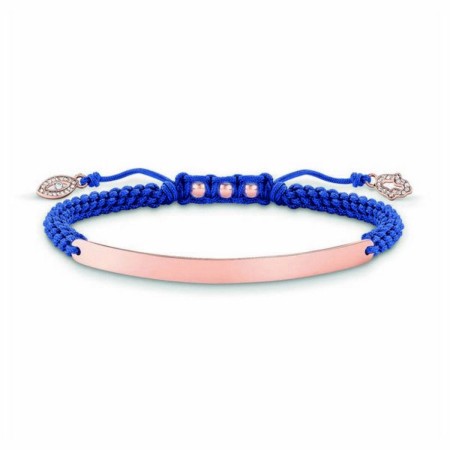 Bracciale Donna Thomas Sabo LBA0068-898-1 Azzurro Oro rosa Argento