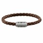 Bracciale Unisex Thomas Sabo UB0019-823-2 Argentato Marrone 18,5 cm 16,5 cm