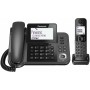 Telefono Fisso Panasonic KX-TGF310 Bianco Nero Grigio