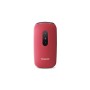 Cellulare per anziani Panasonic KX-TU446EXR 2,4" Rosso Rosso Granato