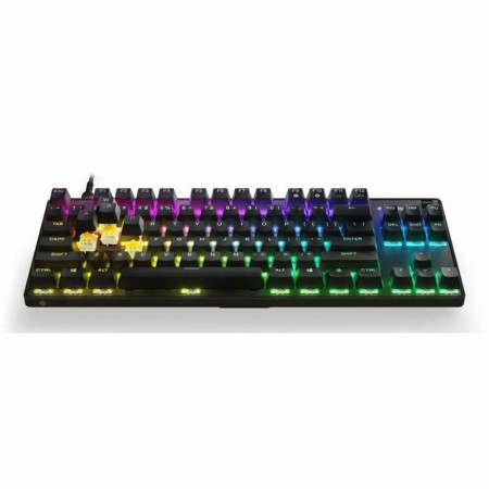 Tastiera per Giochi SteelSeries Apex 9 TKL AZERTY Nero