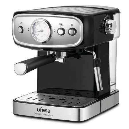 Caffettiera Express a Leva UFESA CE7244 Argentato Nero 850 W 1,5 L