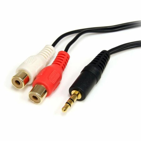 Cavo Audio Jack (3,5 mm) con 2 RCA Startech MU1MFRCA       Nero 1.8 m