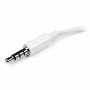 Adattatore Audio Jack Startech MUYHSMFFADW     Bianco 0,15 m