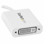 Adattatore USB C con DVI Startech CDP2DVIW       Bianco