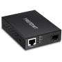 Convertitore/Adattatore Trendnet TFC-PGSFP Nero