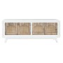 Mobile TV Home ESPRIT Bianco Naturale Abete Legno MDF 156 x 40 x 64 cm