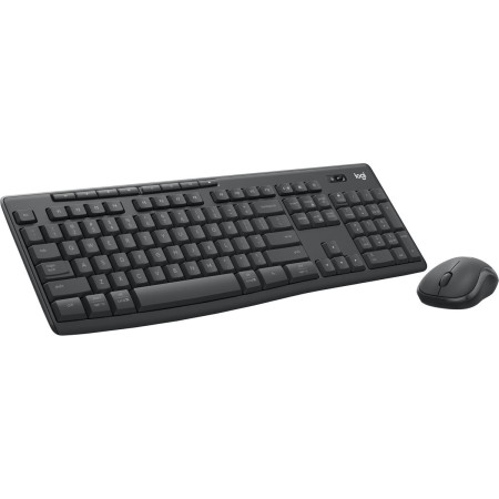 Tastiera e Mouse Logitech MK370 Grigio Grafite Qwerty in Spagnolo