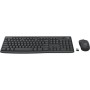 Tastiera e Mouse Logitech MK370 Grigio Grafite Qwerty in Spagnolo