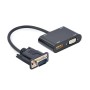 Adattatore VGA con HDMI GEMBIRD A-VGA-HDMI-02 Nero