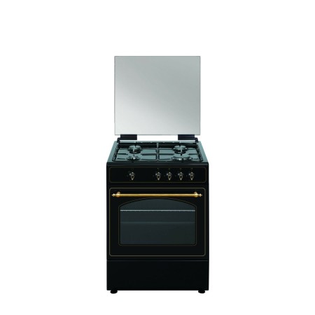 Cucina a Gas Vitrokitchen RU6060N   NAT 64 L 60 cm Antracite