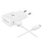 Caricabatterie da Parete + Cavo Micro USB C Samsung EP-TA20EWECGWW USB 2.0 2 mA 5 V 240 V Bianco