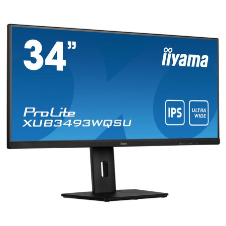 Monitor Iiyama XUB3493WQSU-B5 Nero 34" 75 Hz UltraWide Quad HD LED IPS AMD FreeSync Flicker free