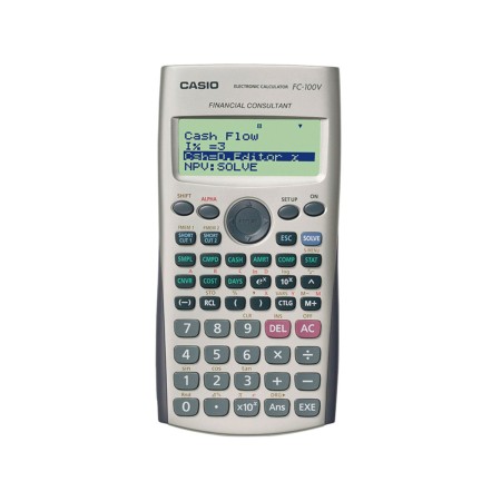 Calcolatrice scientifica Casio FC-100V Nero Grigio