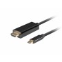 Cavo USB C con HDMI Lanberg CA-CMHD-10CU-0030-BK