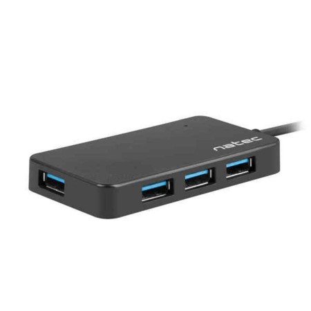 Hub USB Natec Moth Nero Multicolore