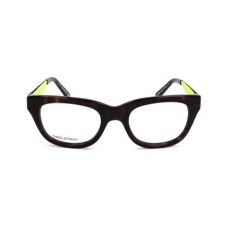 Montatura per Occhiali Unisex Dsquared2 DQ5096-052 Marrone Ø 50 mm