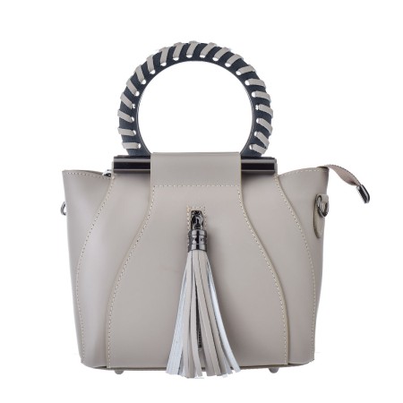 Borsa Donna Mia Tomazzi WB201297-GREY Beige 21 x 18 x 7 cm