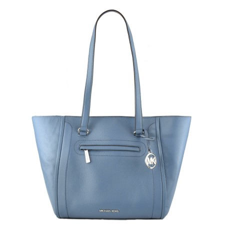 Borsa Donna Michael Kors Carine Azzurro 43 x 28 x 13 cm