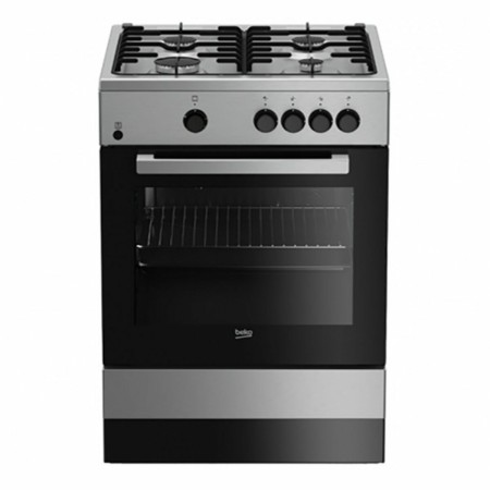 Cucina a Gas BEKO 8690842072468 60 cm 64 L Acciaio