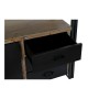 Mobile TV DKD Home Decor Nero Metallo Brad (145 x 40 x 86 cm)