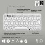 Tastiera Bluetooth con Supporto per Tablet Logitech K380 Francese Bianco AZERTY