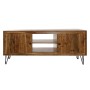 Mobile TV DKD Home Decor 145 x 42 x 61 cm Nero Marrone Acacia