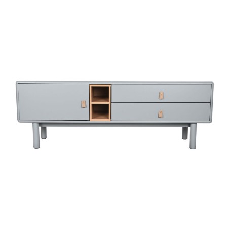 Mobile TV Home ESPRIT Azzurro Grigio polipropilene Legno MDF 140 x 40 x 55 cm