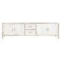 Mobile TV Home ESPRIT Bianco Marrone Dorato Ferro Legno di mango 180 x 34 x 51 cm