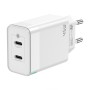 Caricabatterie da Parete Aisens ASCH-45W2P005-W Bianco