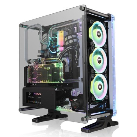 Case computer desktop ATX THERMALTAKE DistroCase 350P Bianco Nero