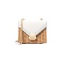 Borsa a Tracolla Michael Kors WHITNEY Bianco 21 x 18 x 7 cm