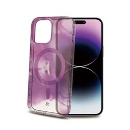 Custodia per Cellulare Celly iPhone 15 Pro Max Viola Trasparente