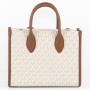 Borsa Donna Michael Kors Mirella Beige 25 x 20 x 8 cm