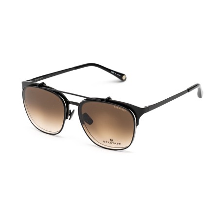 Montatura per Occhiali + Occhiali da Sole Belstaff HATCHER-NEGRO-W Ø 55 mm Clip On